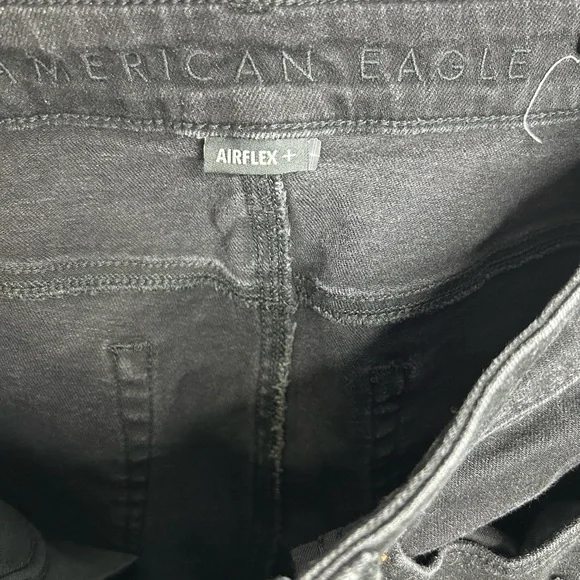 American Eagle Outfitters Black Ripped Skinny Jeans - Picture 7 of 11